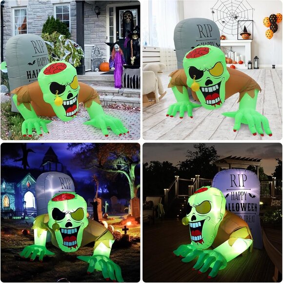 ⚡BLOOMWIN Halloween Inflatable Outdoor Decoration Inflatable with Built in LED - Picture 6 of 6